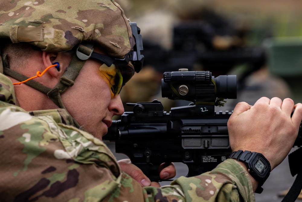 200th Military Police Command Best Squad Competition Schützenschnur and Excellence in Competition Ranges