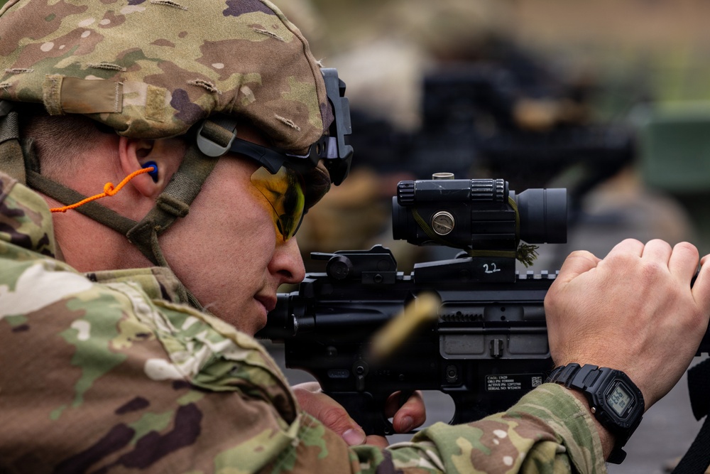 200th Military Police Command Best Squad Competition Schützenschnur and Excellence in Competition Ranges