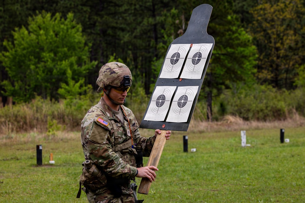 200th Military Police Command Best Squad Competition Schützenschnur and Excellence in Competition Ranges