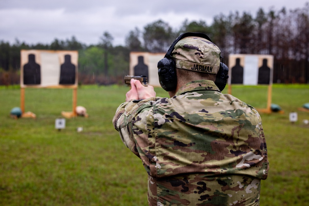 200th Military Police Command Best Squad Competition Schützenschnur and Excellence in Competition Ranges