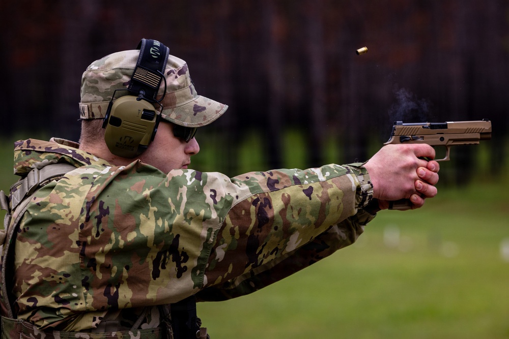 200th Military Police Command Best Squad Competition Schützenschnur and Excellence in Competition Ranges