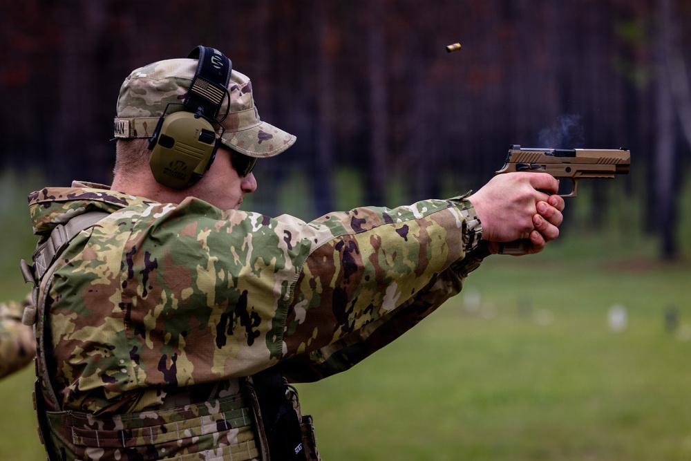 200th Military Police Command Best Squad Competition Schützenschnur and Excellence in Competition Ranges