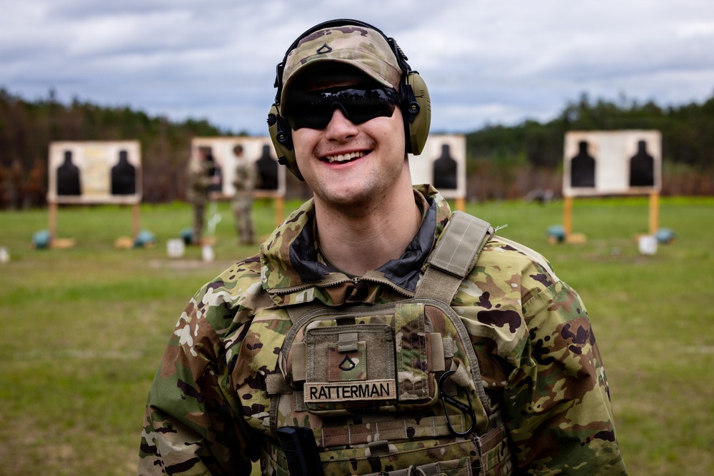 200th Military Police Command Best Squad Competition Schützenschnur and Excellence in Competition Ranges