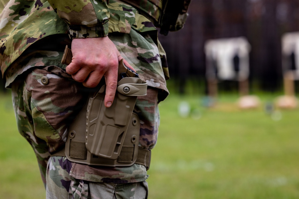 200th Military Police Command Best Squad Competition Schützenschnur and Excellence in Competition Ranges