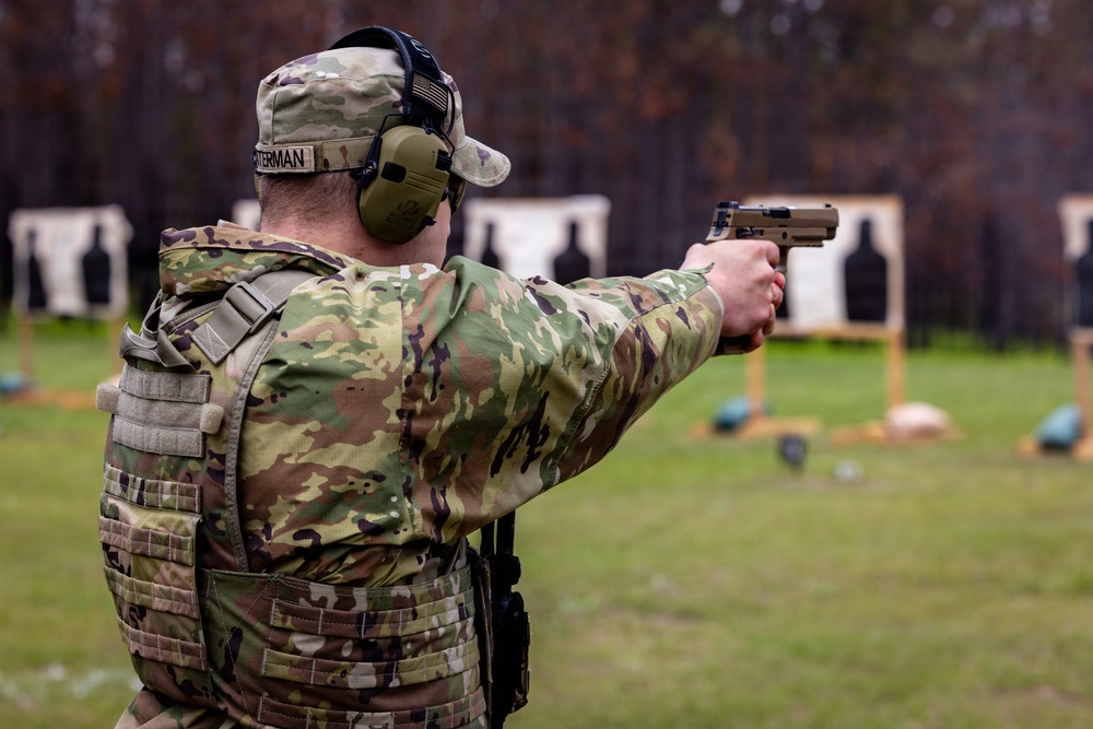 200th Military Police Command Best Squad Competition Schützenschnur and Excellence in Competition Ranges