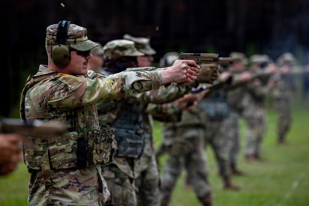 200th Military Police Command Best Squad Competition Schützenschnur and Excellence in Competition Ranges