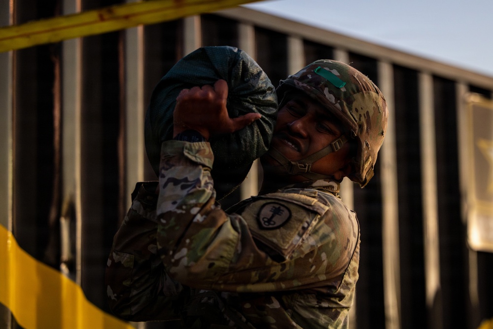 200th Military Police Command Best Squad Competition E3B Fitness Test