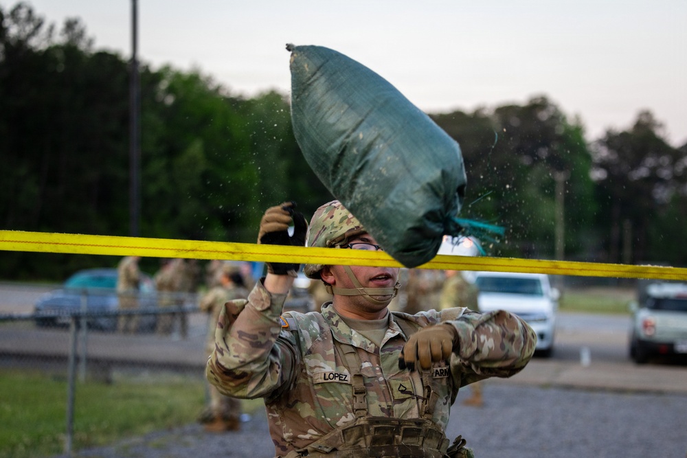 200th Military Police Command Best Squad Competition E3B Fitness Test