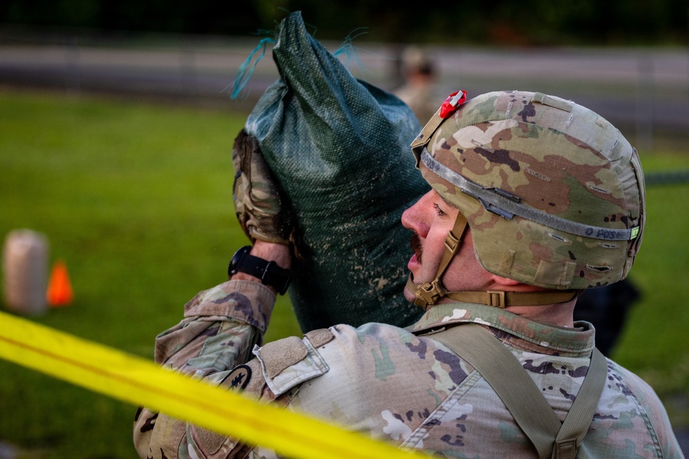 200th Military Police Command Best Squad Competition E3B Fitness Test