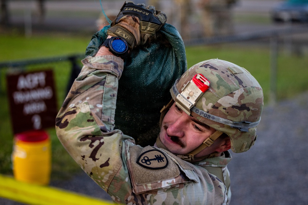 200th Military Police Command Best Squad Competition E3B Fitness Test