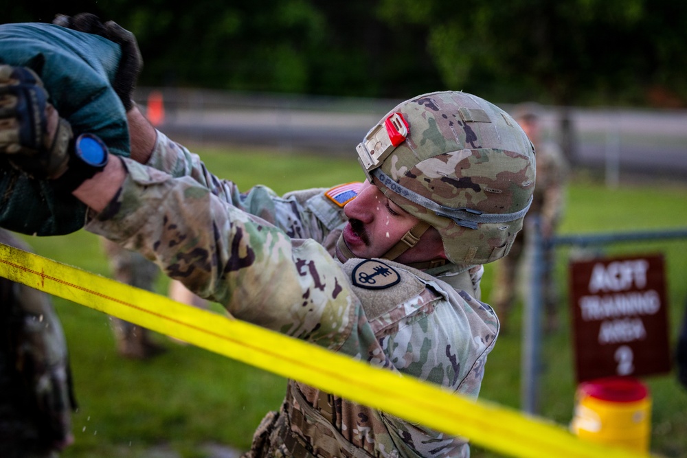 200th Military Police Command Best Squad Competition E3B Fitness Test