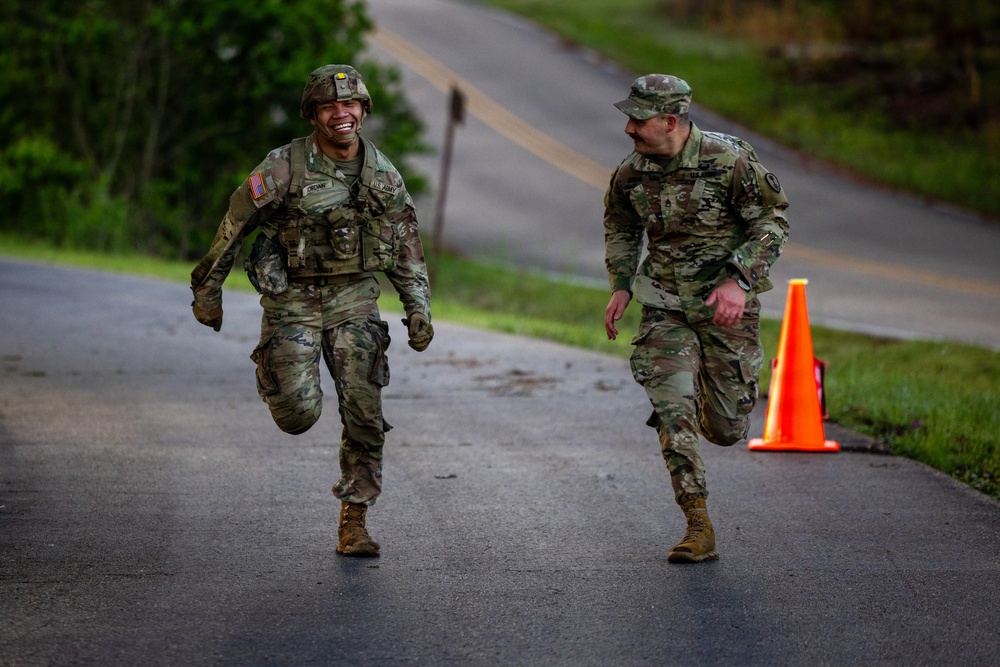 200th Military Police Command Best Squad Competition E3B Fitness Test
