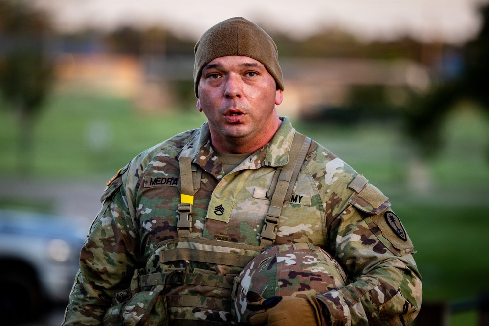 200th Military Police Command Best Squad Competition E3B Fitness Test