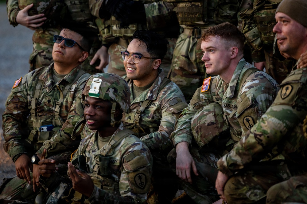 200th Military Police Command Best Squad Competition E3B Fitness Test