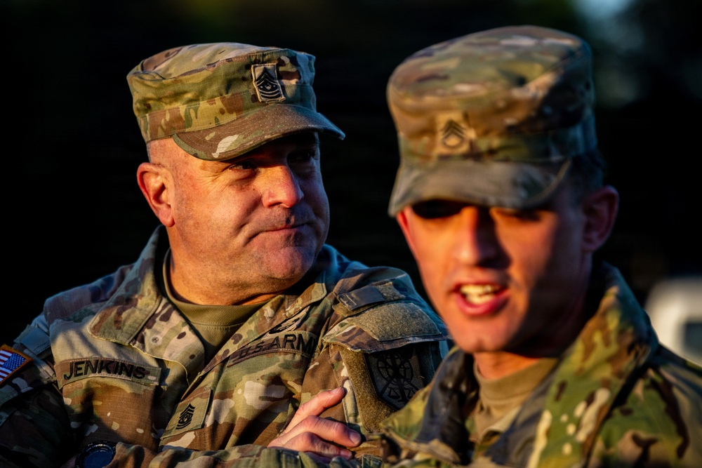 200th Military Police Command Best Squad Competition E3B Fitness Test