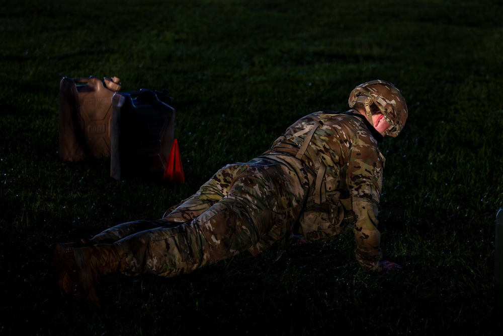 200th Military Police Command Best Squad Competition E3B Fitness Test