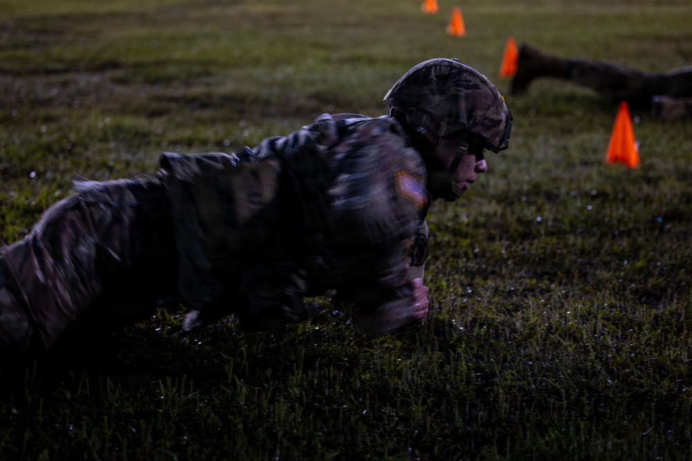 200th Military Police Command Best Squad Competition E3B Fitness Test