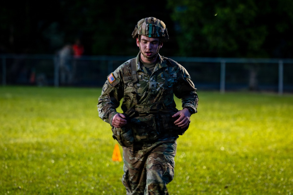 200th Military Police Command Best Squad Competition E3B Fitness Test