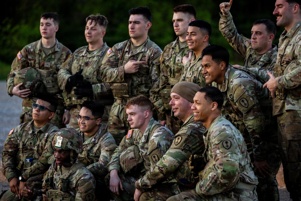 200th Military Police Command Best Squad Competition E3B Fitness Test