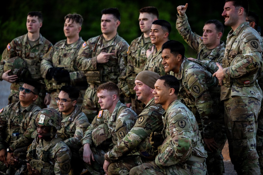 200th Military Police Command Best Squad Competition E3B Fitness Test