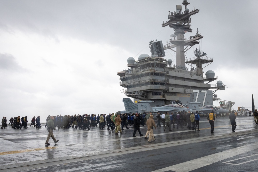 Daily Operations Aboard USS George H.W. Bush (CVN 77)