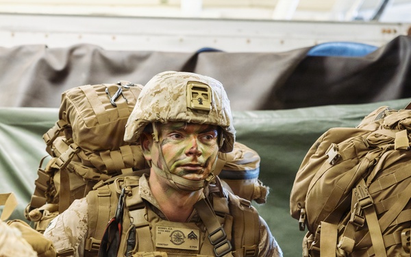 11th MEU Marines, Sailors Depart for Operations Ashore