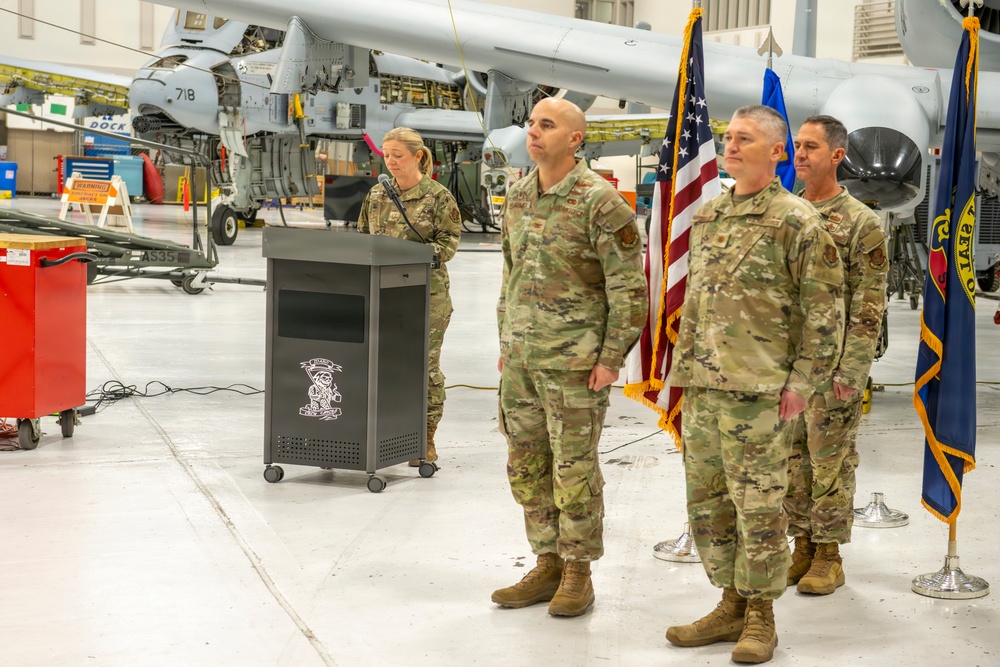 Maj. Thompson Assumes Command of Maintenance Operations Flight
