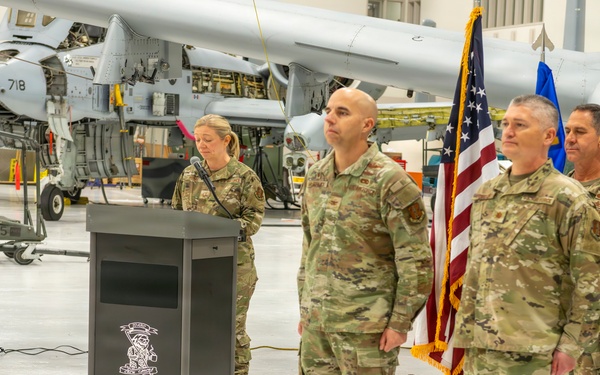 Maj. Thompson Assumes Command of Maintenance Operations Flight