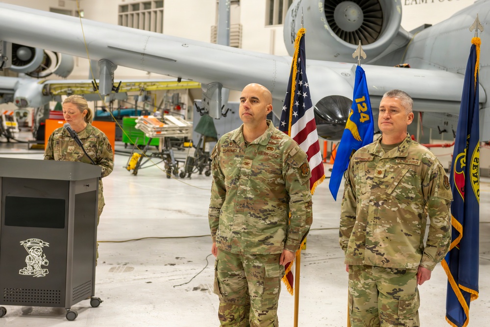 Maj. Thompson Assumes Command of Maintenance Operations Flight