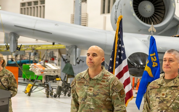 Maj. Thompson Assumes Command of Maintenance Operations Flight