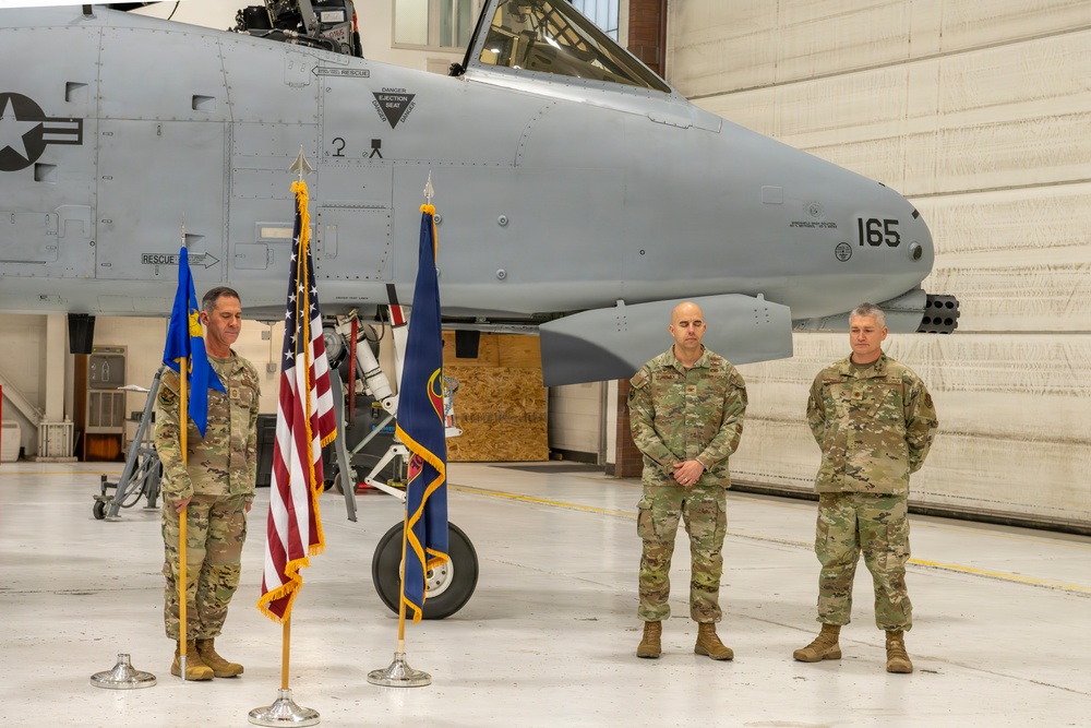 Maj. Thompson Assumes Command of Maintenance Operations Flight