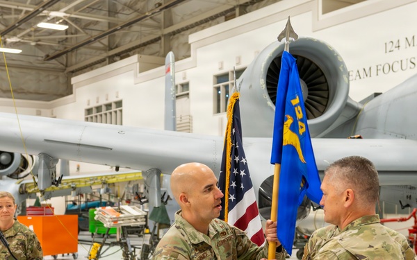 Maj. Thompson Assumes Command of Maintenance Operations Flight