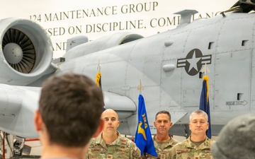 Maj. Thompson Assumes Command of Maintenance Operations Flight