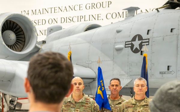 Maj. Thompson Assumes Command of Maintenance Operations Flight