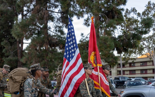1st CRR Marines and Sailors Partake in Sustainment Hike