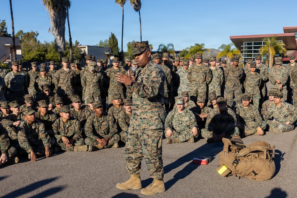 1st CRR Marines and Sailors Partake in Sustainment Hike