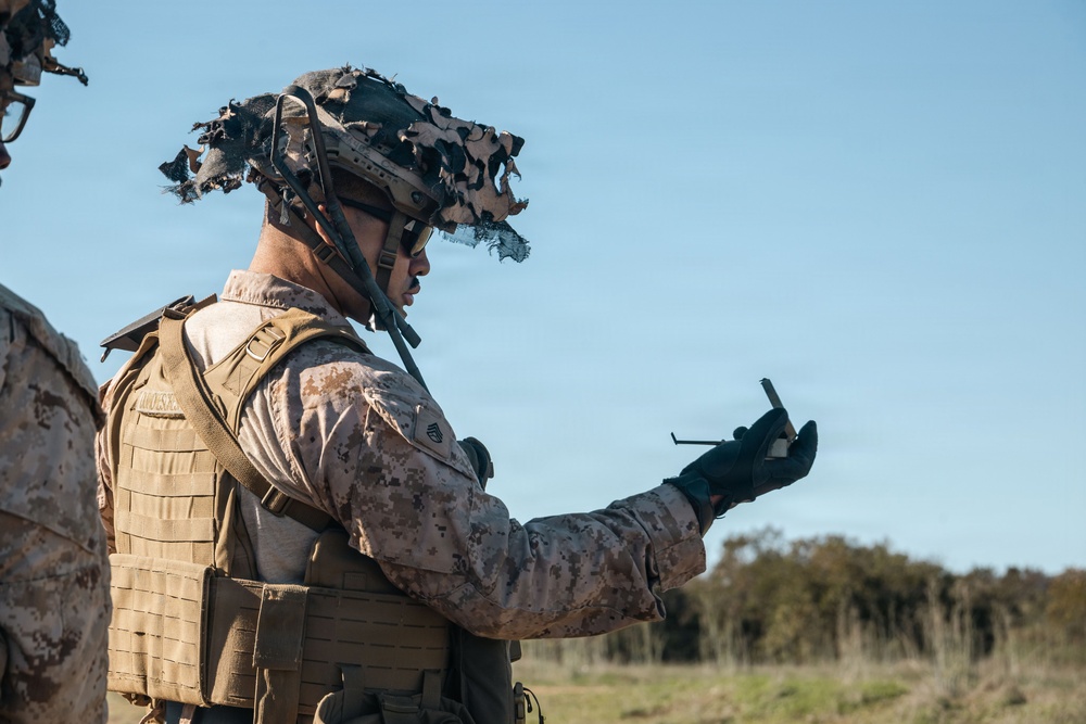 1st Bn., 11th Marines conduct night fire missions during Steel Knight 25