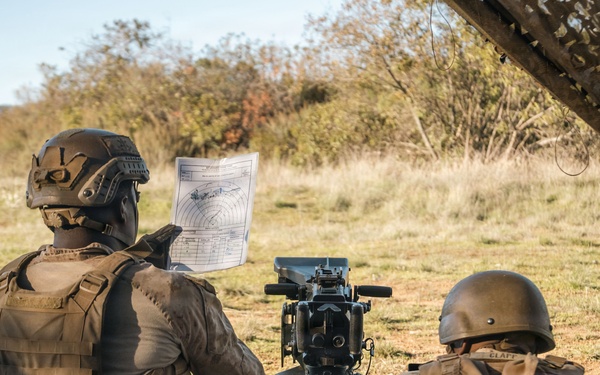 1st Bn., 11th Marines conduct night fire missions during Steel Knight 25