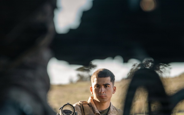 1st Bn., 11th Marines conduct night fire missions during Steel Knight 25