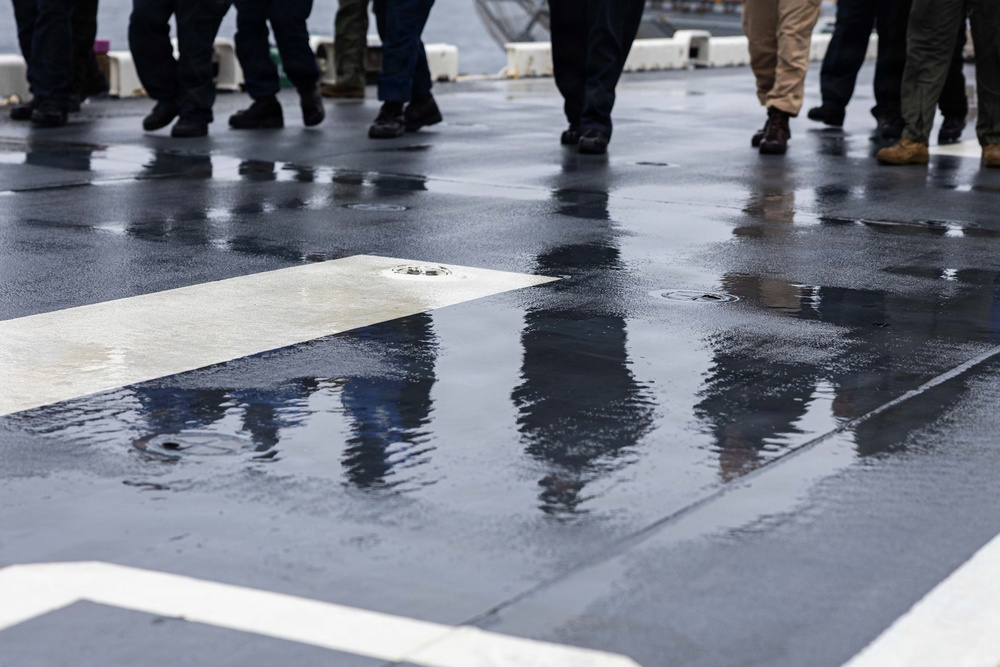 KEARSARGE CONDUCTS FOD WALKDOWN