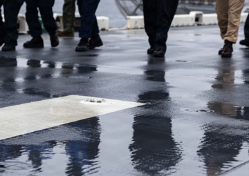 KEARSARGE CONDUCTS FOD WALKDOWN