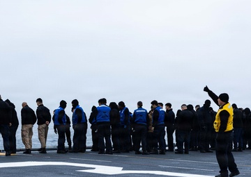 KEARSARGE CONDUCTS FOD WALKDOWN