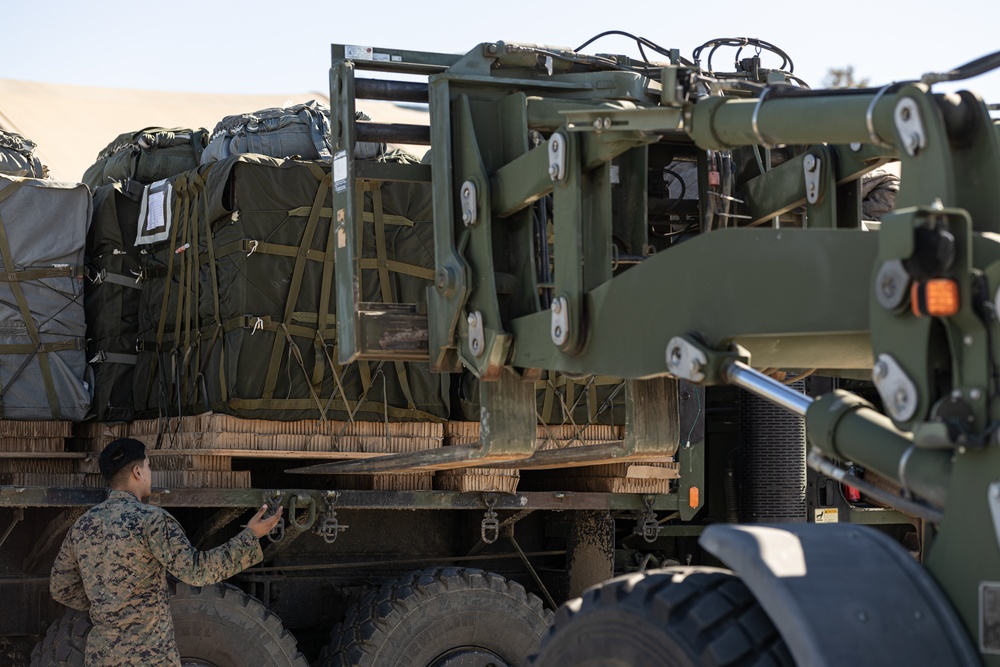 Supplies from the Skies: 1st DSB Conducts Air Delivery Operations