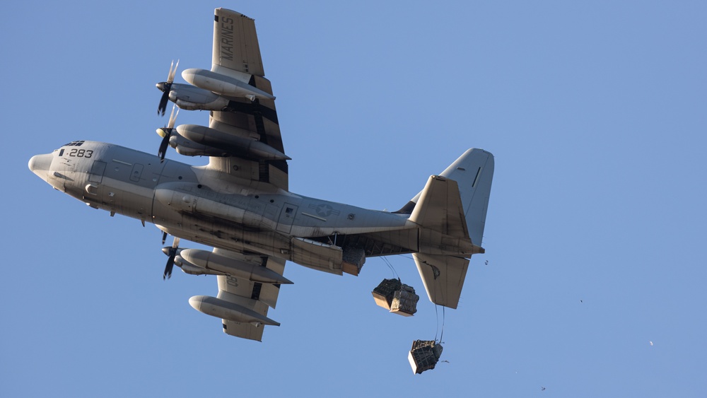 Supplies from the Skies: 1st DSB Conducts Air Delivery Operations