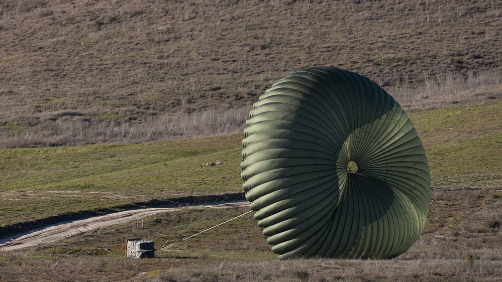 Supplies from the Skies: 1st DSB Conducts Air Delivery Operations