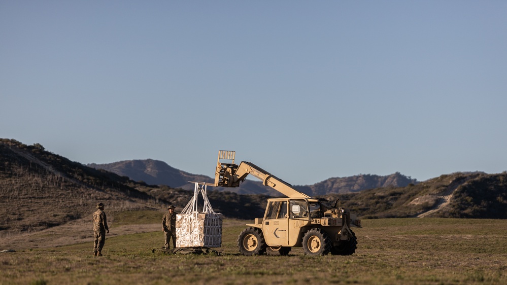 Supplies from the Skies: 1st DSB Conducts Air Delivery Operations