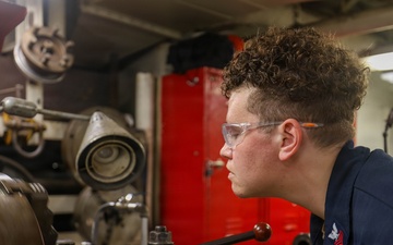 Abraham Lincoln conducts routine operations