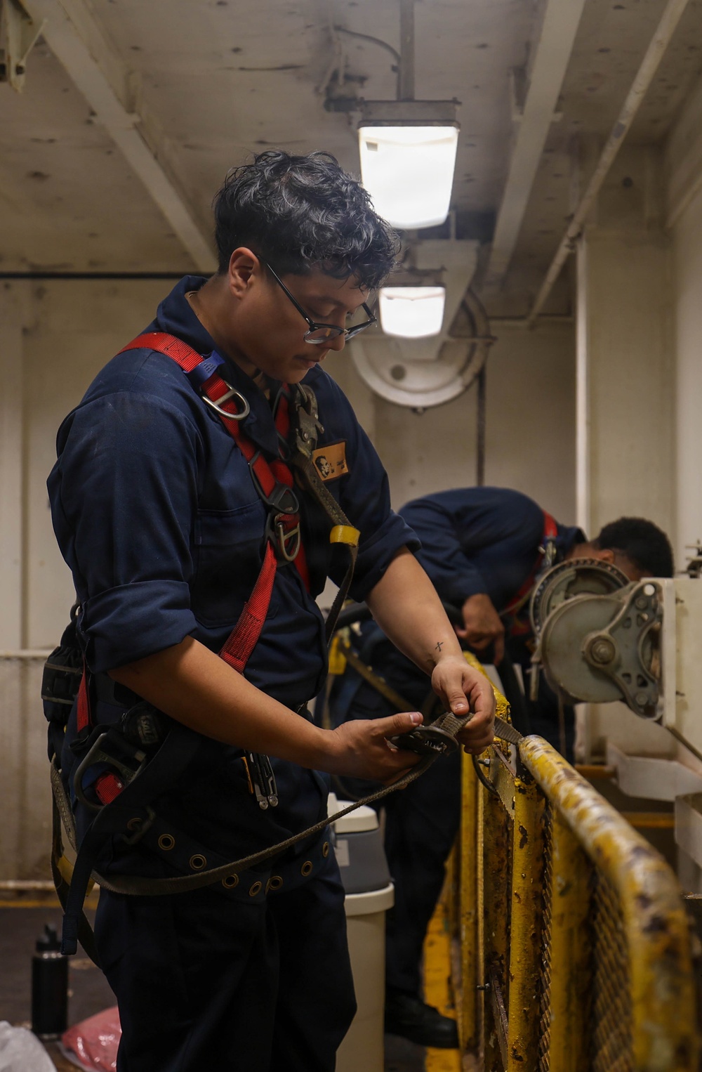 Abraham Lincoln conducts routine operations