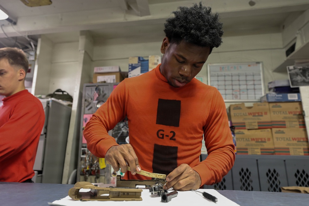 Abraham Lincoln conducts routine operations