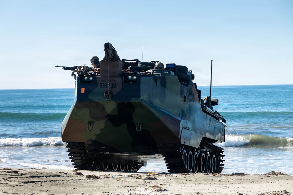 U.S. Marines, Sailors execute ship-to-shore operations during Steel Knight 25